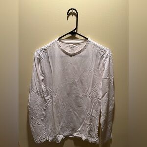 H&M Long Sleeve T-shirt, Size M, White, Slim Fit, Quantity of 3 (3-pack)